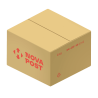 Box 2 kg (square) Nova Post  (20 piece in a pack)
